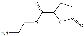 2-Furancarboxylicacid,tetrahydro-5-oxo-,2-aminoethylester(9CI) Struktur