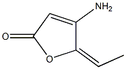 2(5H)-Furanone,4-amino-5-ethylidene-(9CI) Struktur