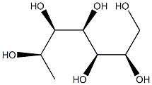 7-Deoxy-D-glycero-D-manno-heptitol Struktur