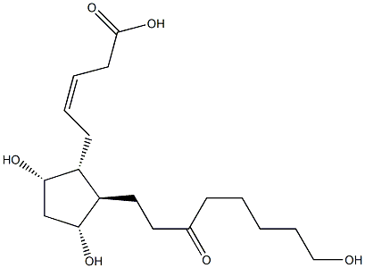 prostaglandin F-main urinary metabolite Struktur