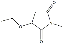 2,5-Pyrrolidinedione,3-ethoxy-1-methyl-(9CI) Struktur