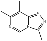 1,2,4-Triazolo[4,3-c]pyrimidine,3,7,8-trimethyl-(9CI) Struktur