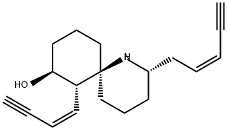 histrionicotoxin Struktur