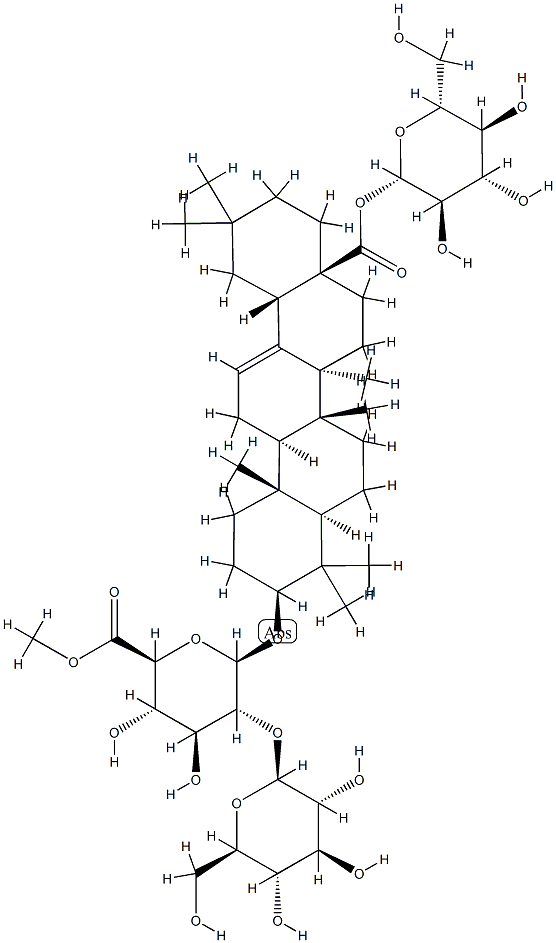 Chikusetsusaponin V methyl ester Struktur