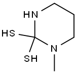 2,2(1H)-Pyrimidinedithiol,tetrahydro-1-methyl-(9CI) Struktur