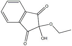 1H-Indene-1,3(2H)-dione,2-ethoxy-2-hydroxy-(9CI) Struktur