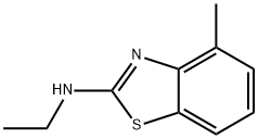 2-Benzothiazolamine,N-ethyl-4-methyl-(9CI) Struktur