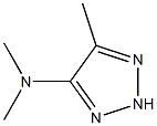 2H-1,2,3-Triazol-4-amine,N,N,5-trimethyl-(9CI) Struktur