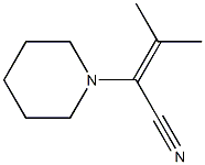 1-Piperidineacetonitrile,alpha-(1-methylethylidene)-(9CI) Struktur