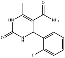 5-Pyrimidinecarboxamide,4-(2-fluorophenyl)-1,2,3,4-tetrahydro-6-methyl-2-oxo-(9CI) Struktur