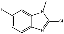 1H-Benzimidazole,2-chloro-6-fluoro-1-methyl-(9CI) Struktur