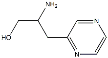 Pyrazinepropanol,  -bta--amino-  (9CI) Struktur