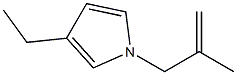 1H-Pyrrole,3-ethyl-1-(2-methyl-2-propenyl)-(9CI) Struktur