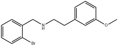 N-(2-bromobenzyl)-2-(3-methoxyphenyl)ethanamine Struktur