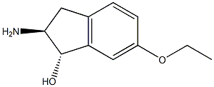 1H-Inden-1-ol,2-amino-6-ethoxy-2,3-dihydro-,(1R,2R)-rel-(9CI) Struktur