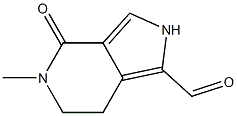 2H-Pyrrolo[3,4-c]pyridine-1-carboxaldehyde,4,5,6,7-tetrahydro-5-methyl-4-oxo-(9CI) Struktur