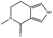 4H-Pyrrolo[3,4-c]pyridin-4-one,2,5,6,7-tetrahydro-5-methyl-(9CI) Struktur