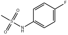 N-(4-fluorophenyl)methanesulfonamide Struktur