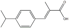 2-Propenoicacid,2-methyl-3-[4-(1-methylethyl)phenyl]-(9CI) Struktur