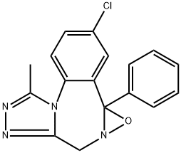 AlprazolaM 5,6-Epoxide Struktur