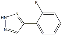 1H-1,2,3-Triazole,4-(2-fluorophenyl)-(9CI) Struktur