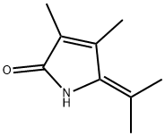 2H-Pyrrol-2-one,1,5-dihydro-3,4-dimethyl-5-(1-methylethylidene)-(9CI) Struktur