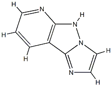 1H-Imidazo[1,2:1,5]pyrazolo[3,4-b]pyridine  (9CI) Struktur