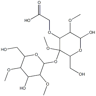 METHYLCARBOXYMETHYLCELLULOSE Struktur