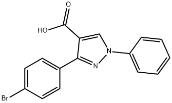 3-(4-溴苯基)-1-苯基-1H-吡唑-4-羧酸, 372107-34-1, 結(jié)構(gòu)式