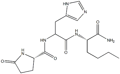 pGlu-L-His-L-Nle-NH2 Struktur