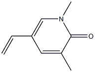 2(1H)-Pyridinone,5-ethenyl-1,3-dimethyl-(9CI) Struktur