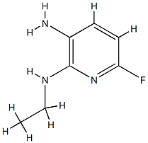 2,3-Pyridinediamine,N2-ethyl-6-fluoro-(9CI) Struktur