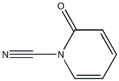 1(2H)-Pyridinecarbonitrile,2-oxo-(9CI) Struktur