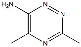 1,2,4-Triazin-6-amine,3,5-dimethyl-(9CI) Struktur