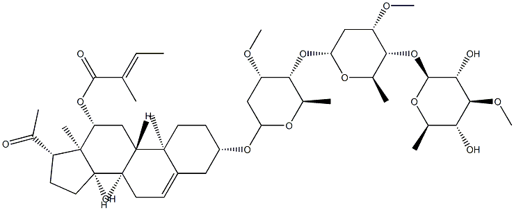 OXYPEUCEDANIN HYDRATE (P) Struktur