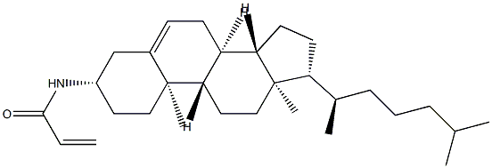 N-(Cholest-5-en-3β-yl)acrylamide Struktur