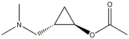 Cyclopropanol, 2-[(dimethylamino)methyl]-, acetate (ester), (1R,2S)-rel- (9CI) Struktur