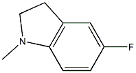 1H-Indole,5-fluoro-2,3-dihydro-1-methyl-(9CI) Struktur