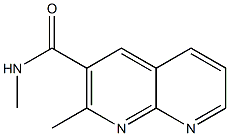 1,8-Naphthyridine-3-carboxamide,N,2-dimethyl-(9CI) Struktur