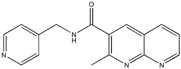 1,8-Naphthyridine-3-carboxamide,2-methyl-N-(4-pyridinylmethyl)-(9CI) Struktur