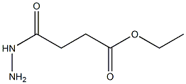 Butanedioic  acid,  monoethyl  ester,  hydrazide  (9CI) Struktur