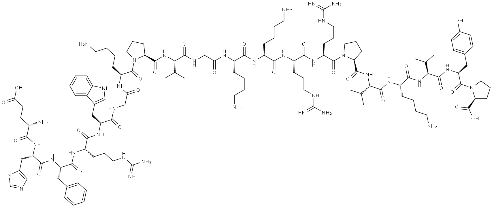 ACTH (5-24) Struktur