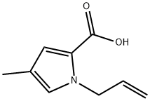 1H-Pyrrole-2-carboxylicacid,4-methyl-1-(2-propenyl)-(9CI) Struktur