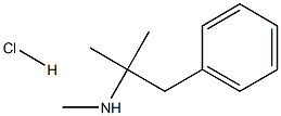 N,α,α-TriMethylbenzeneethanaMine Hydrochloride Struktur