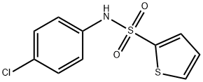 N-(4-chlorophenyl)thiophene-2-sulfonamide Struktur