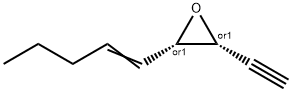 Oxirane, 2-ethynyl-3-(1-pentenyl)-, (2R,3S)-rel- (9CI) Struktur