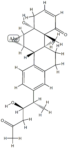 (22R)-6α,7α-Epoxy-5,22-dihydroxy-D(17a)-homo-18,26,27-trinor-5α-cholesta-2,13,15,17-tetrene-1,24-dione Struktur