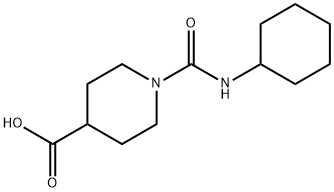 4-Piperidinecarboxylicacid,1-[(cyclohexylamino)carbonyl]-(9CI) Struktur