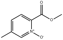 2-Pyridinecarboxylicacid,5-methyl-,methylester,1-oxide(9CI) Struktur