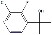 2-(2-chloro-3-fluoropyridin-4-yl)propan-2-ol Struktur